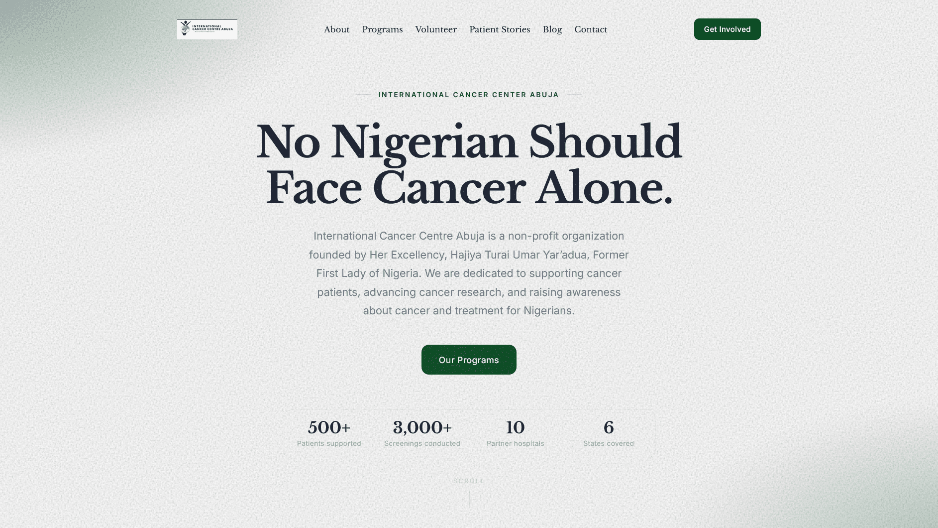 ICCA Nigeria homepage